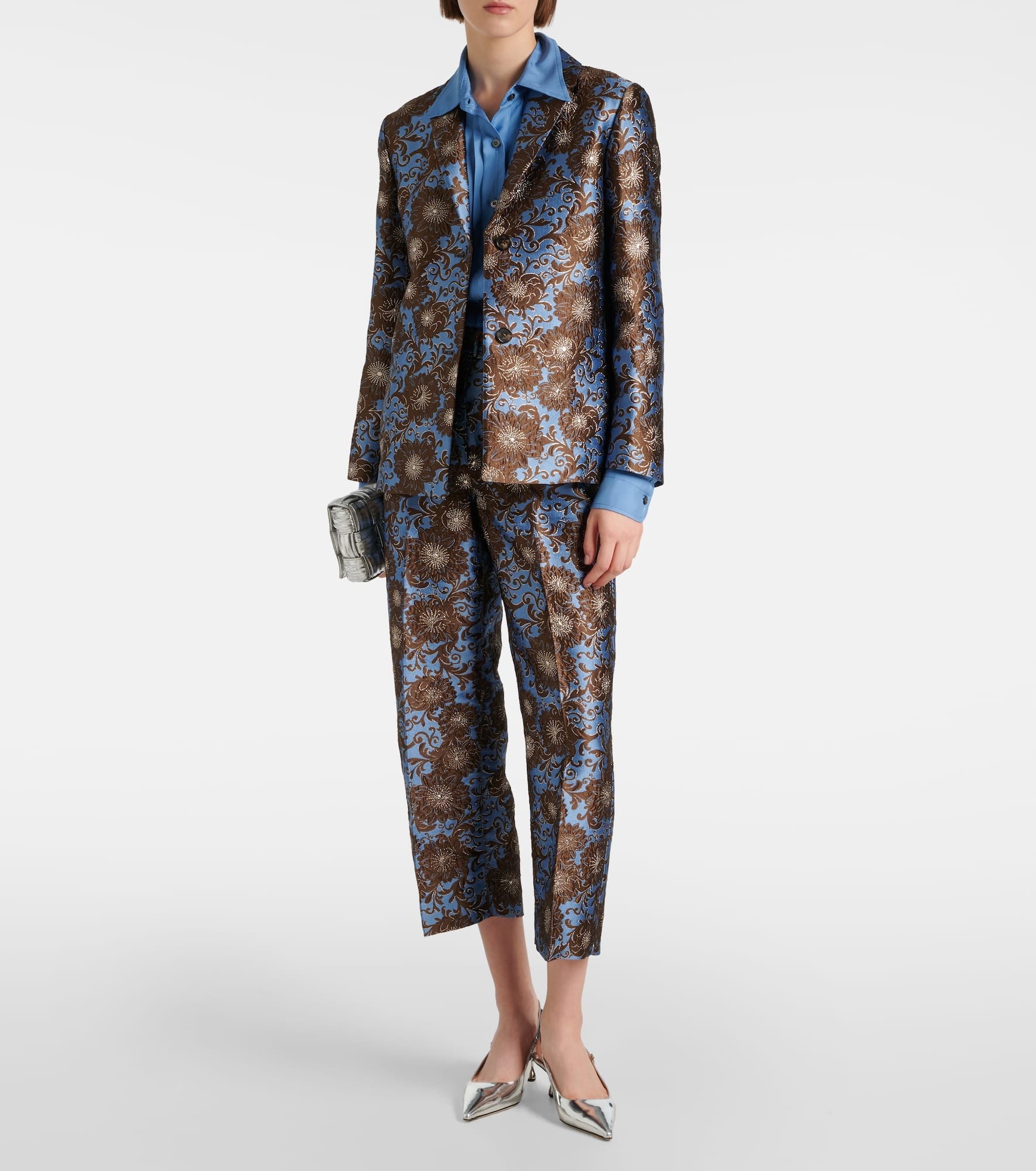 Kate floral jacquard blazer - 2