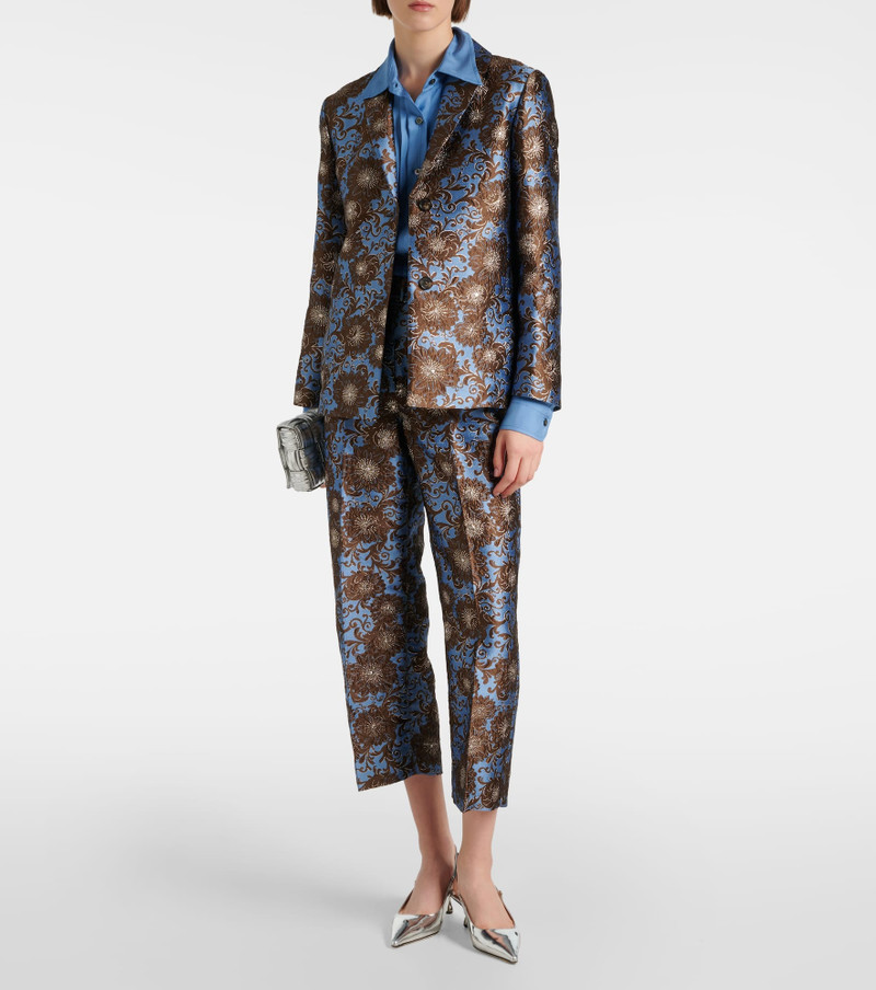 'S Max Mara Kate floral jacquard blazer outlook