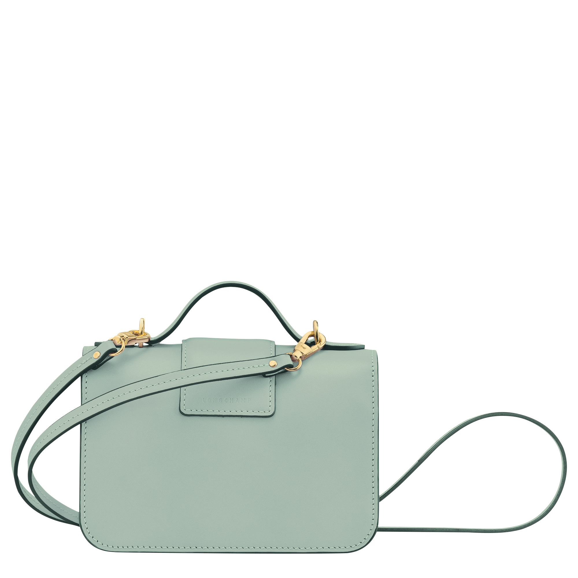 Box-Trot XS Crossbody bag Green-gray - Leather - 4