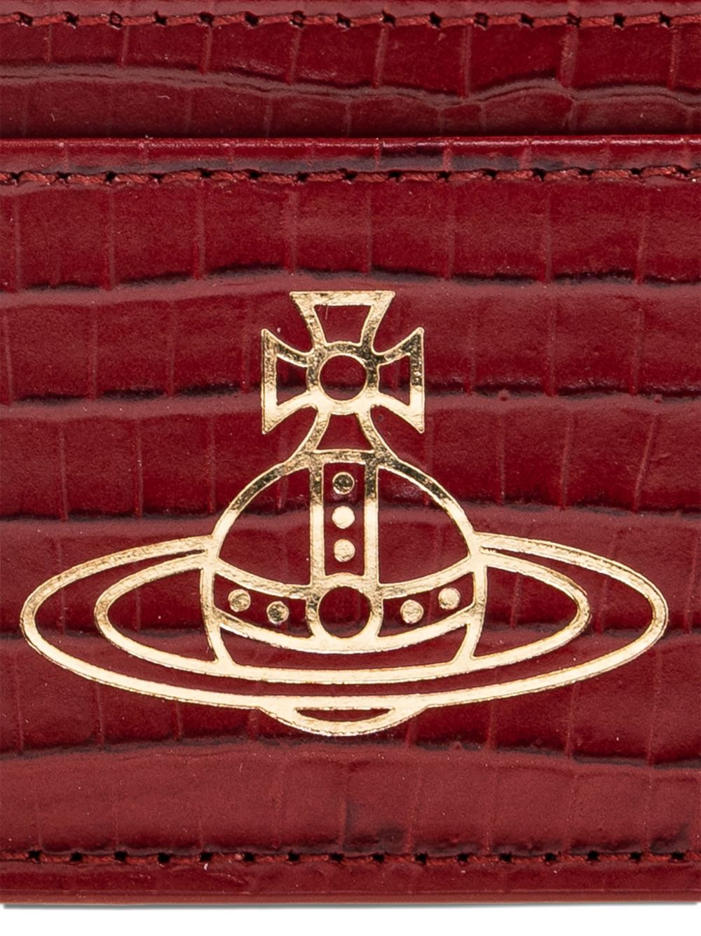 metallic-orb leather cardholder - 3