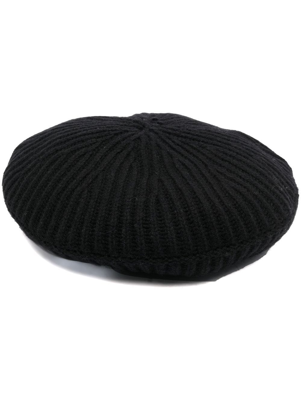 Ganni Women Ribbed Wool Hat - 1