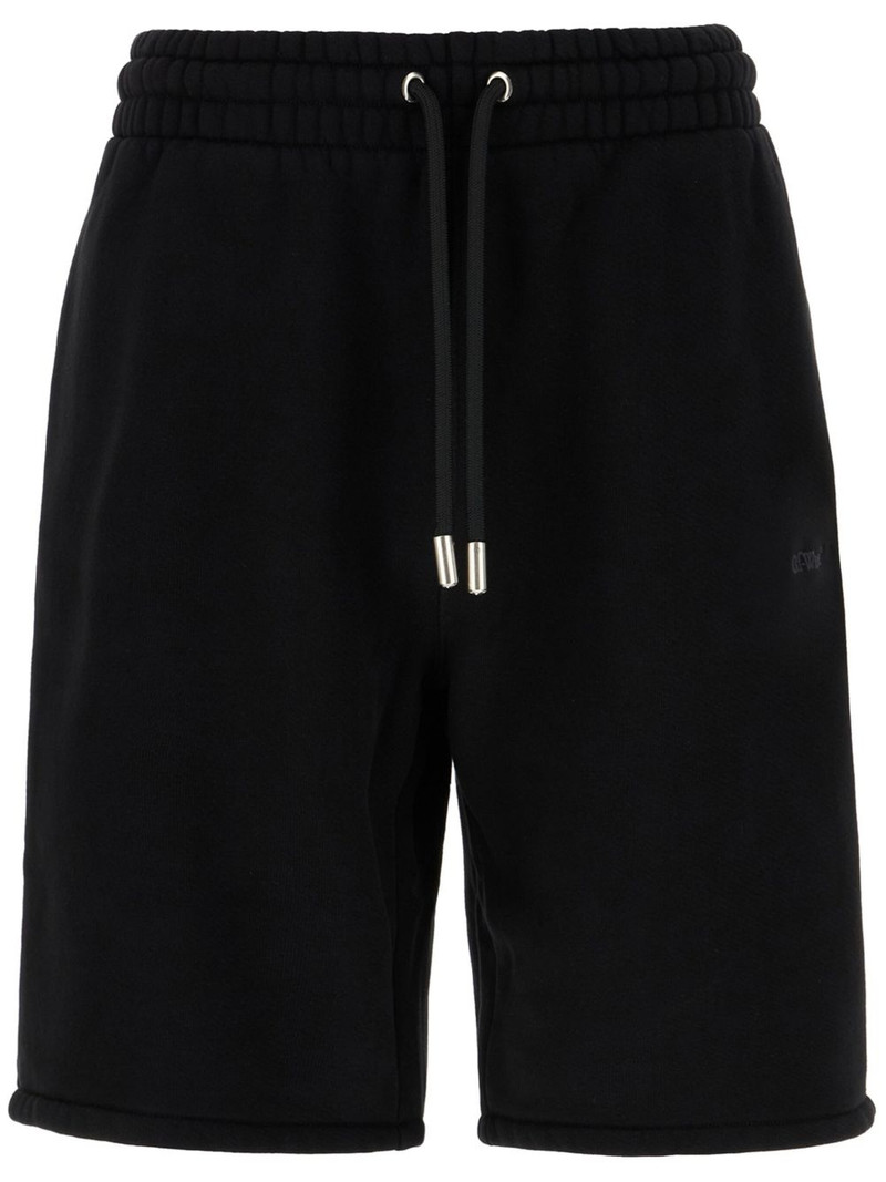 embroidered-logo shorts 1