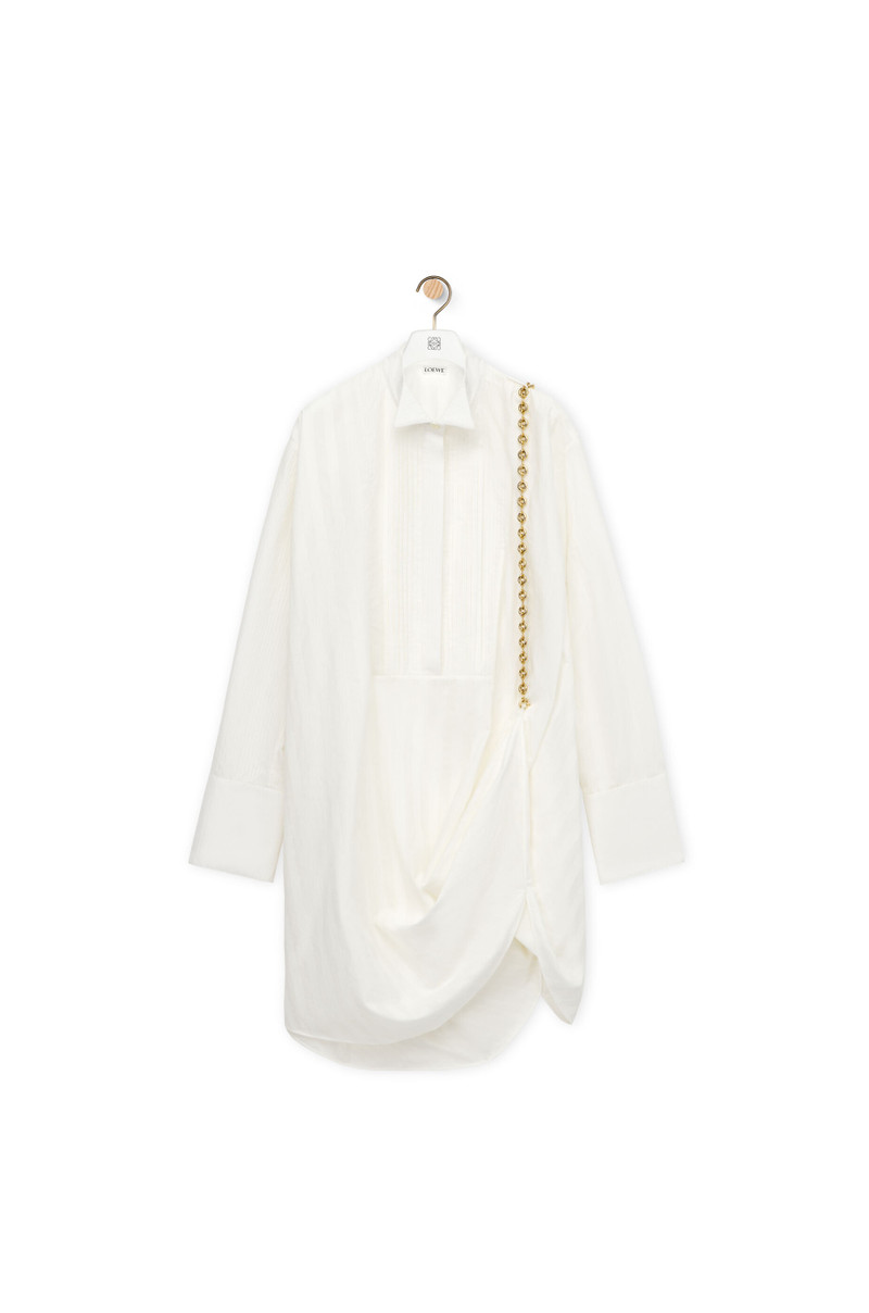 Chain shirt dress in cotton - 1