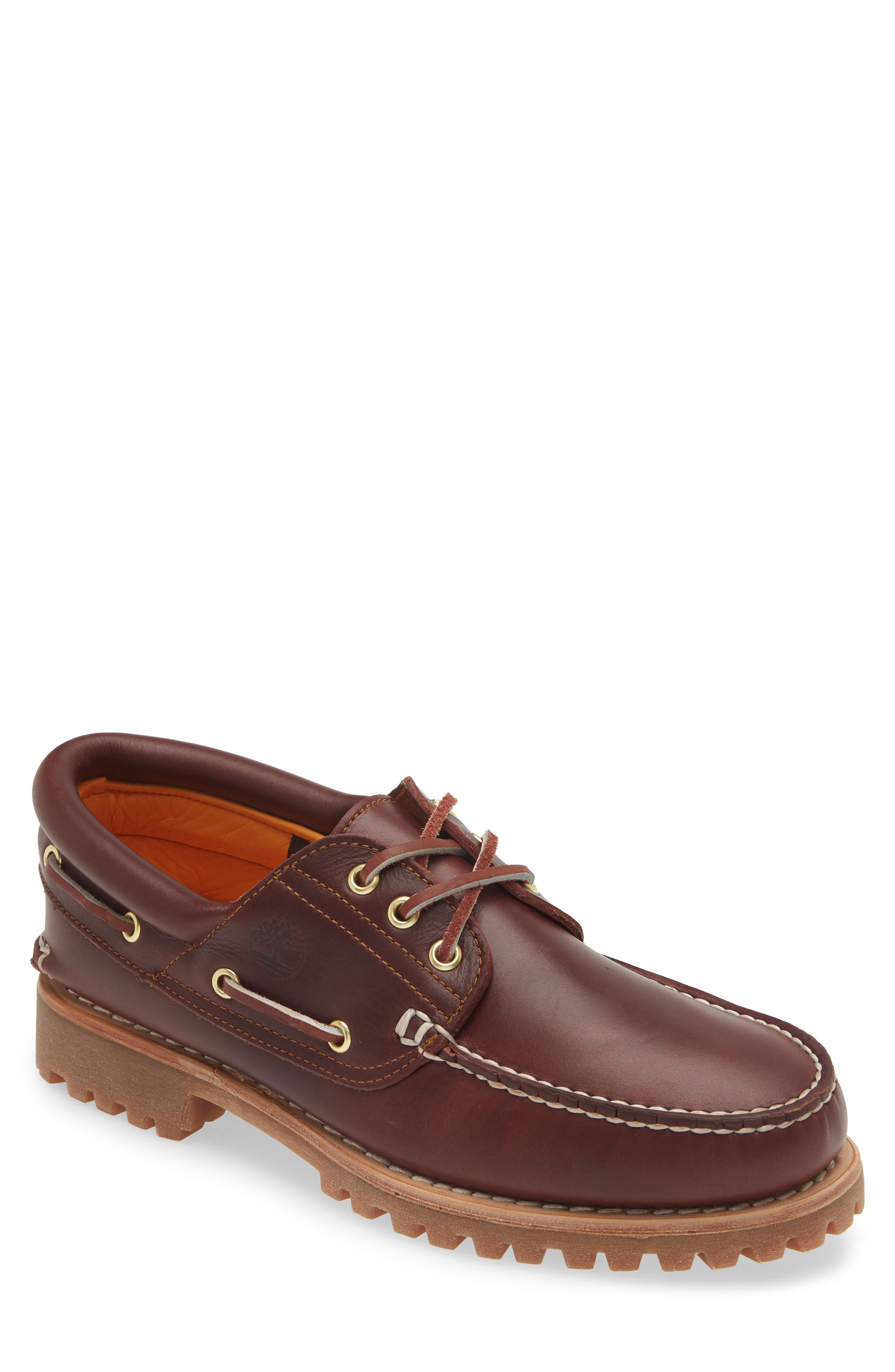 Timberland Authentic Boat Shoe in Burgundy at Nordstrom - 1