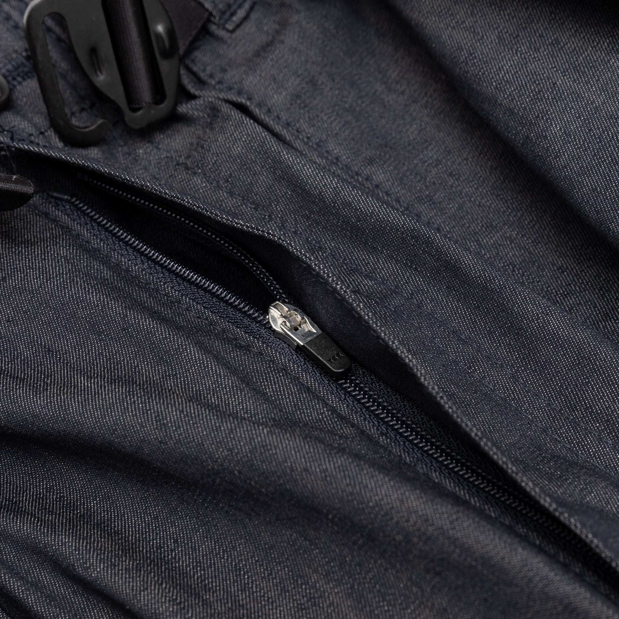 COTTON DENIM CARGO PANTS - 3