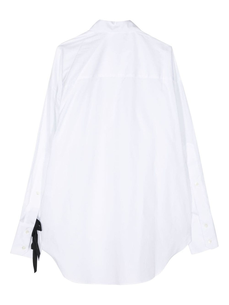 MARINA YEE gathered cotton shirt outlook
