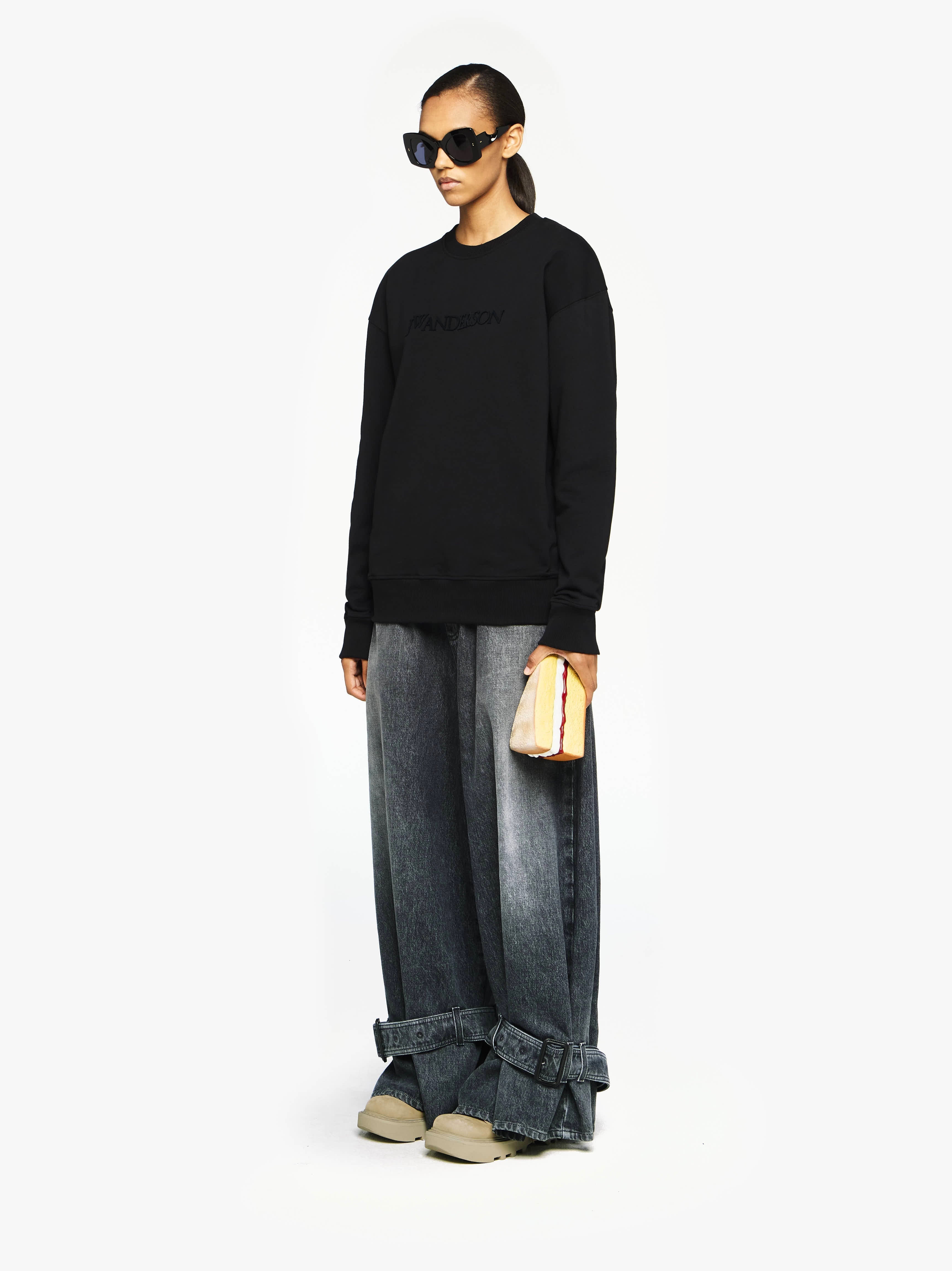 CLASSIC LOGO EMBROIDERY SWEATSHIRT - 4