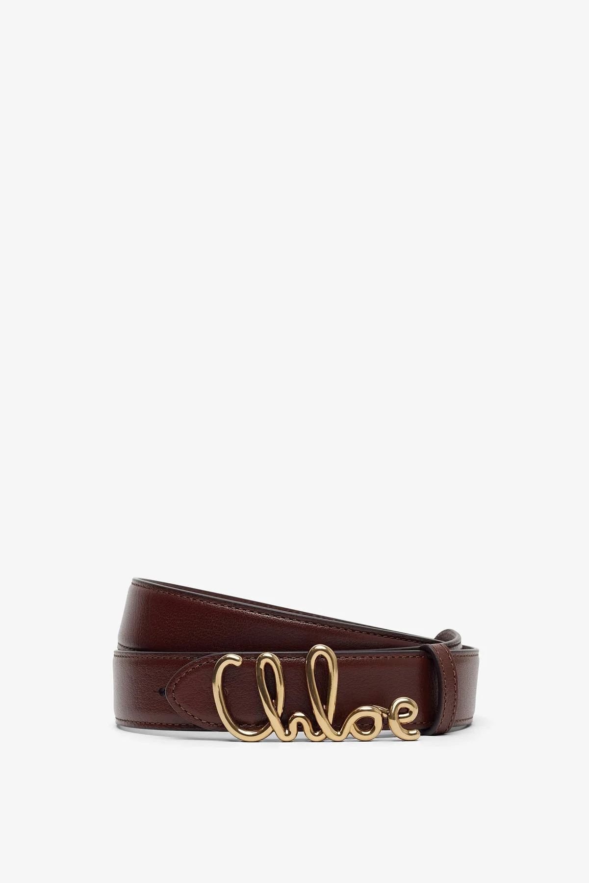 Chloe Iconic brown leather belt - 1