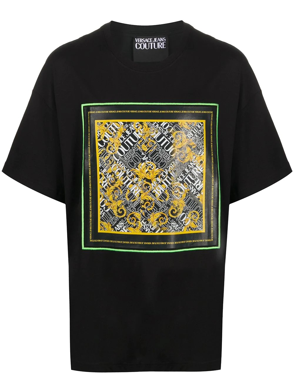 baroque graphic print T-shirt - 1