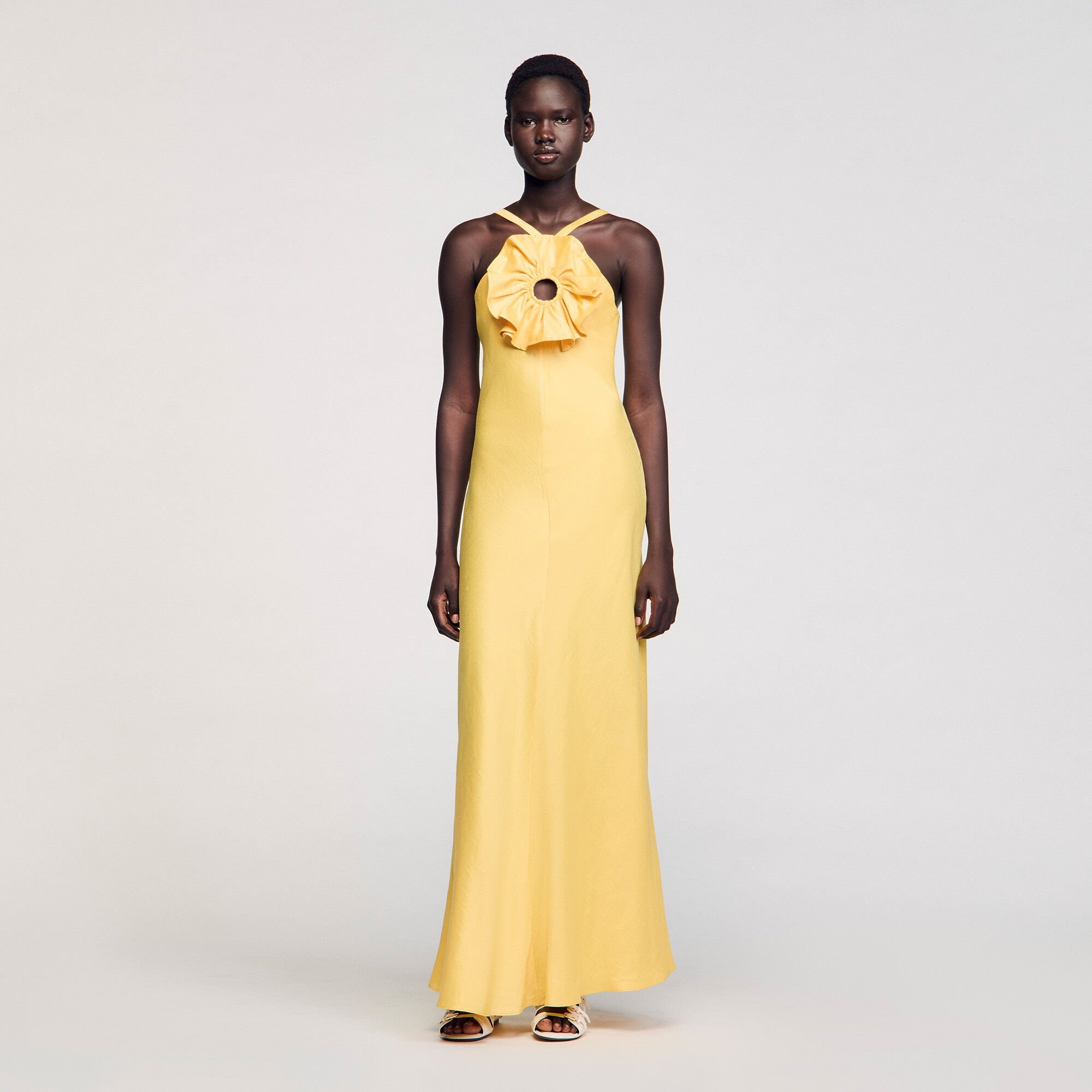 RUFFLED MAXI DRESS - 2