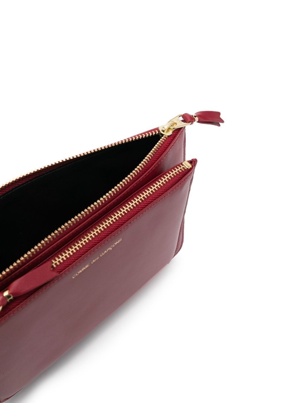 logo-detail leather wallet - 3