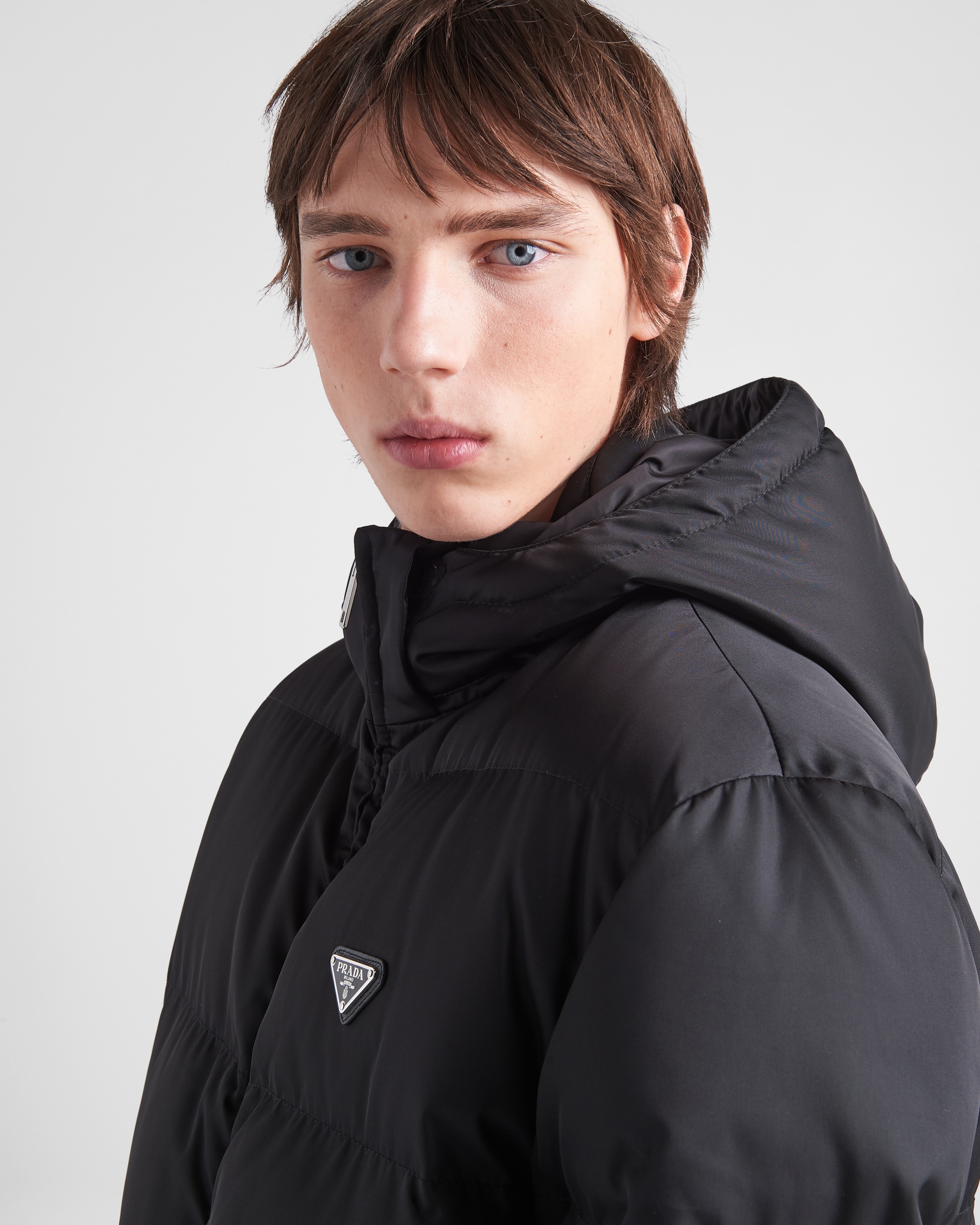 Long Re-Nylon down jacket - 4