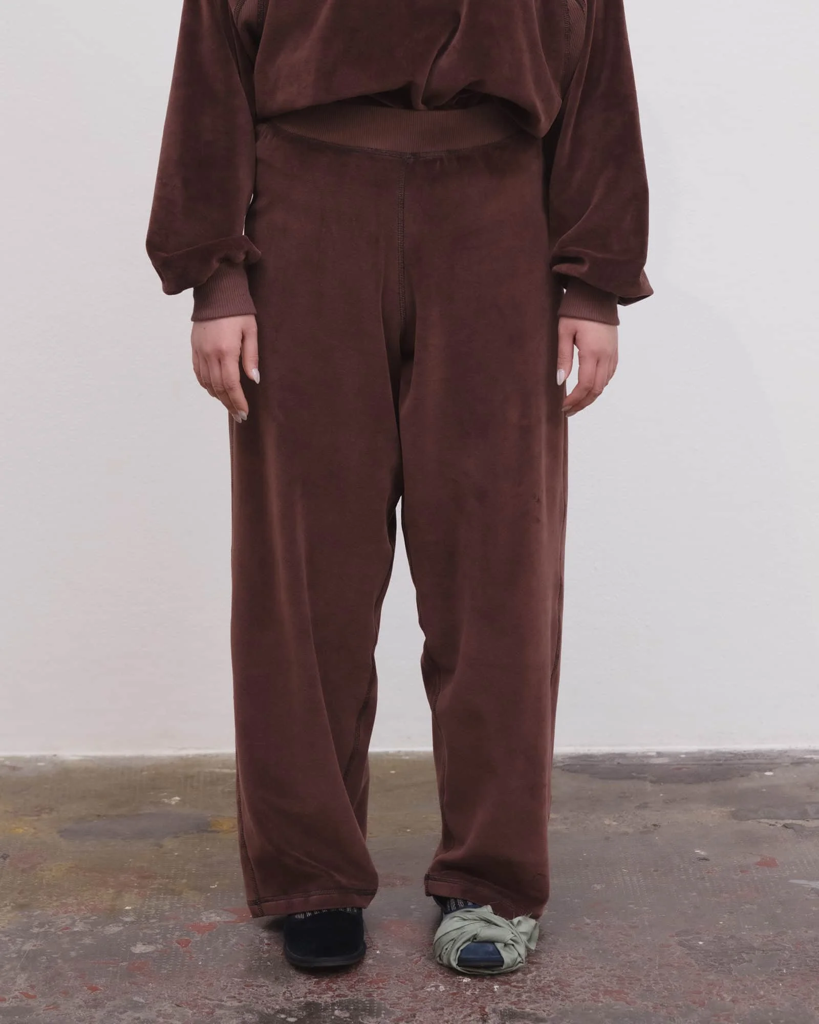 Fold Sweatpants - Organic Cotton Velour - 1