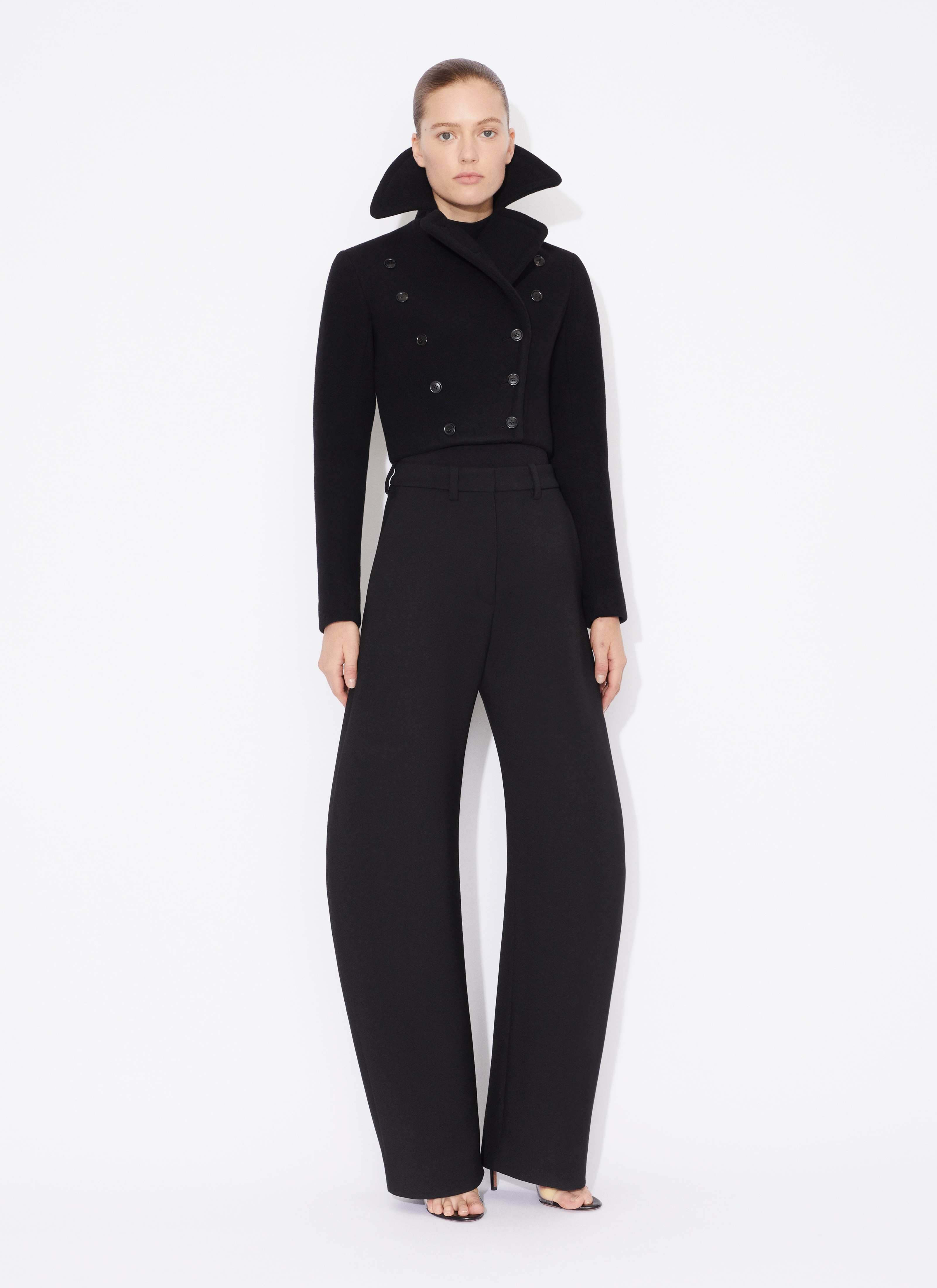 ROUND WOOL PANTS - 2