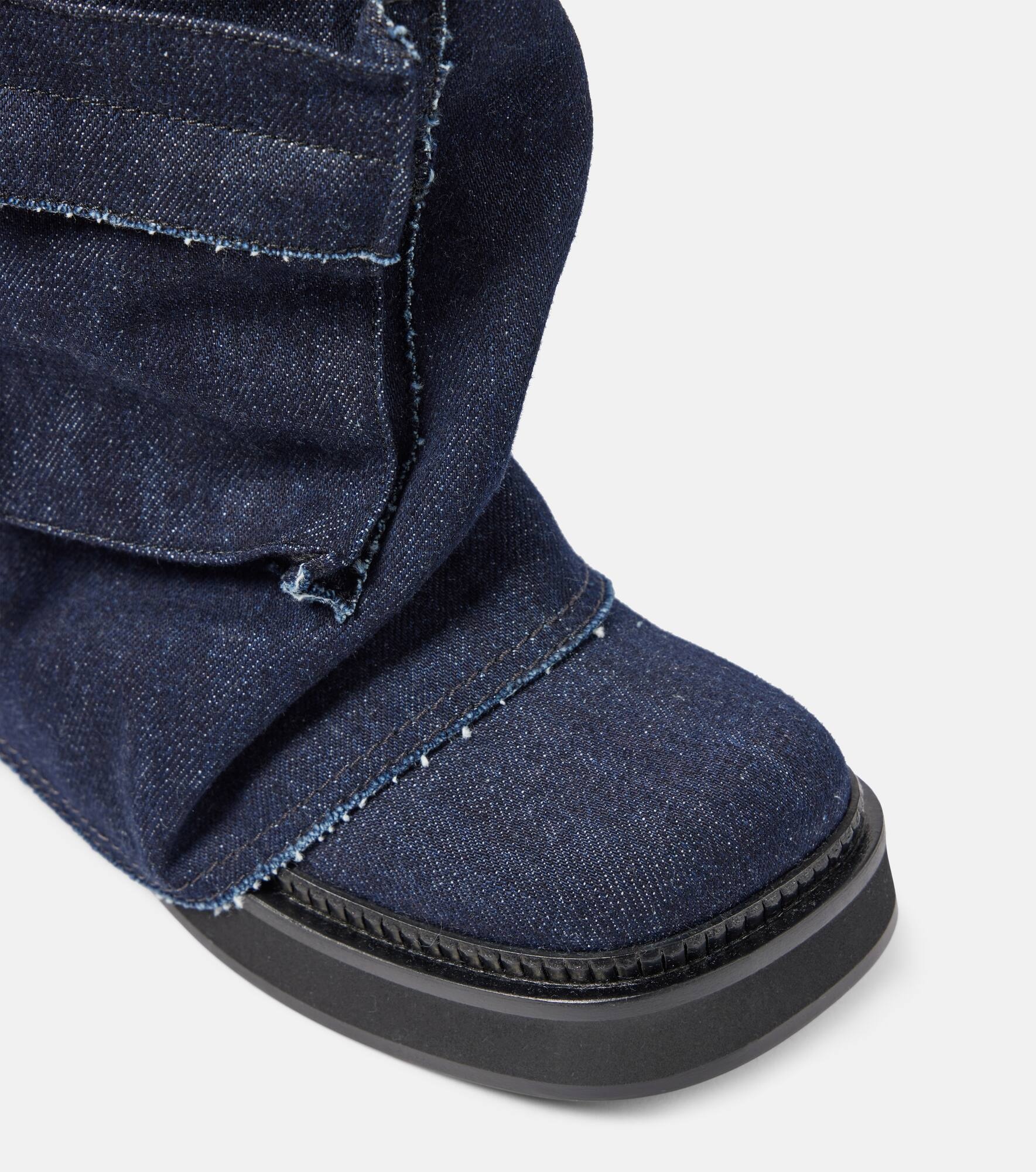 Robin denim combat boots - 6