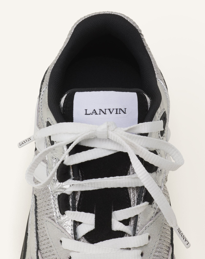 JLA SNEAKERS IN CRINKLED METALLIC LEATHER 5