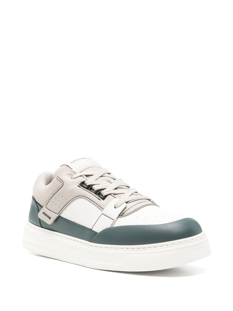 EMPORIO ARMANI colourblock sneakers outlook