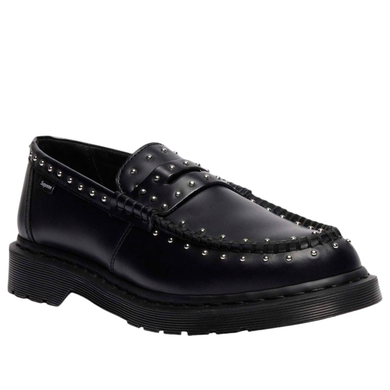 Dr. Martens x Supreme Studded Penton Loafer 'Black' 41873001 - 2
