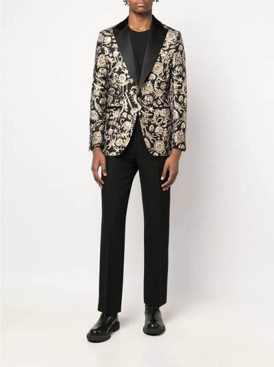 PHILIPP PLEIN Lord Fit single-breasted blazer outlook