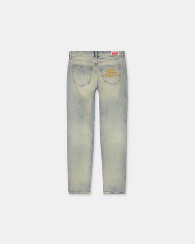 KENZO 'KENZO Drawn Varsity' slim-fit Bara jeans outlook