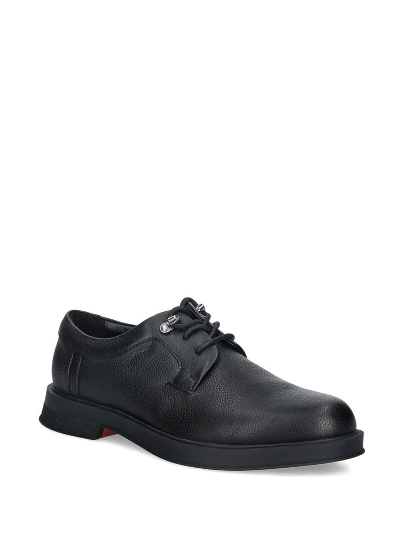 HUGO textured lace-up shoes outlook