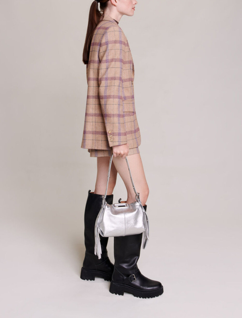 Checked suit jacket 3
