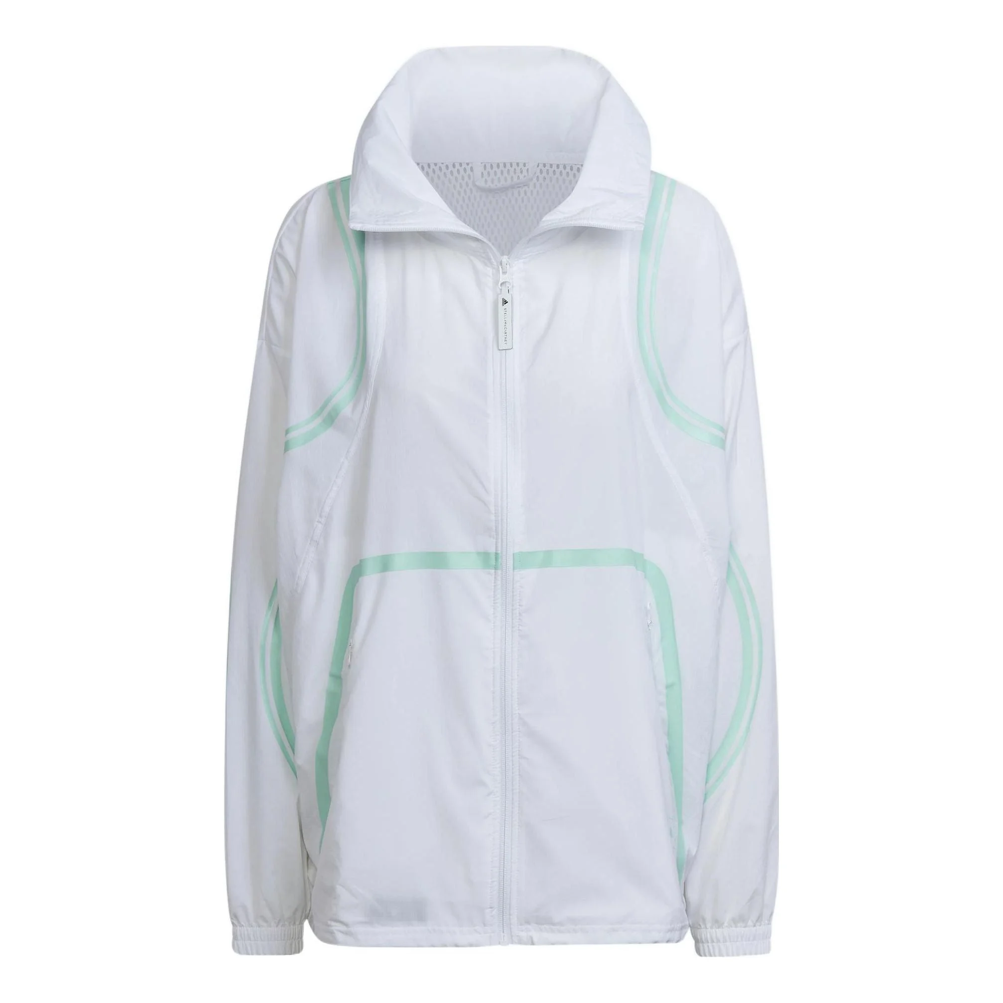 (WMNS) adidas By Stella Mccartney Truepace Woven Jacket 'White' HD9121 - 1