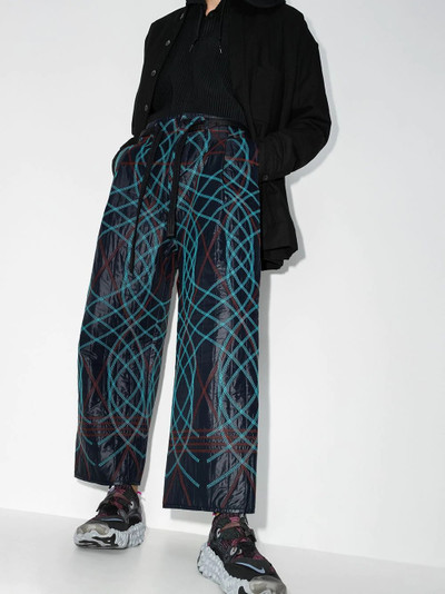 Craig Green geometric embroidered trousers outlook