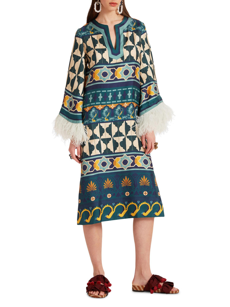 Women's The Kaftan - Casareale Place Emerald 3