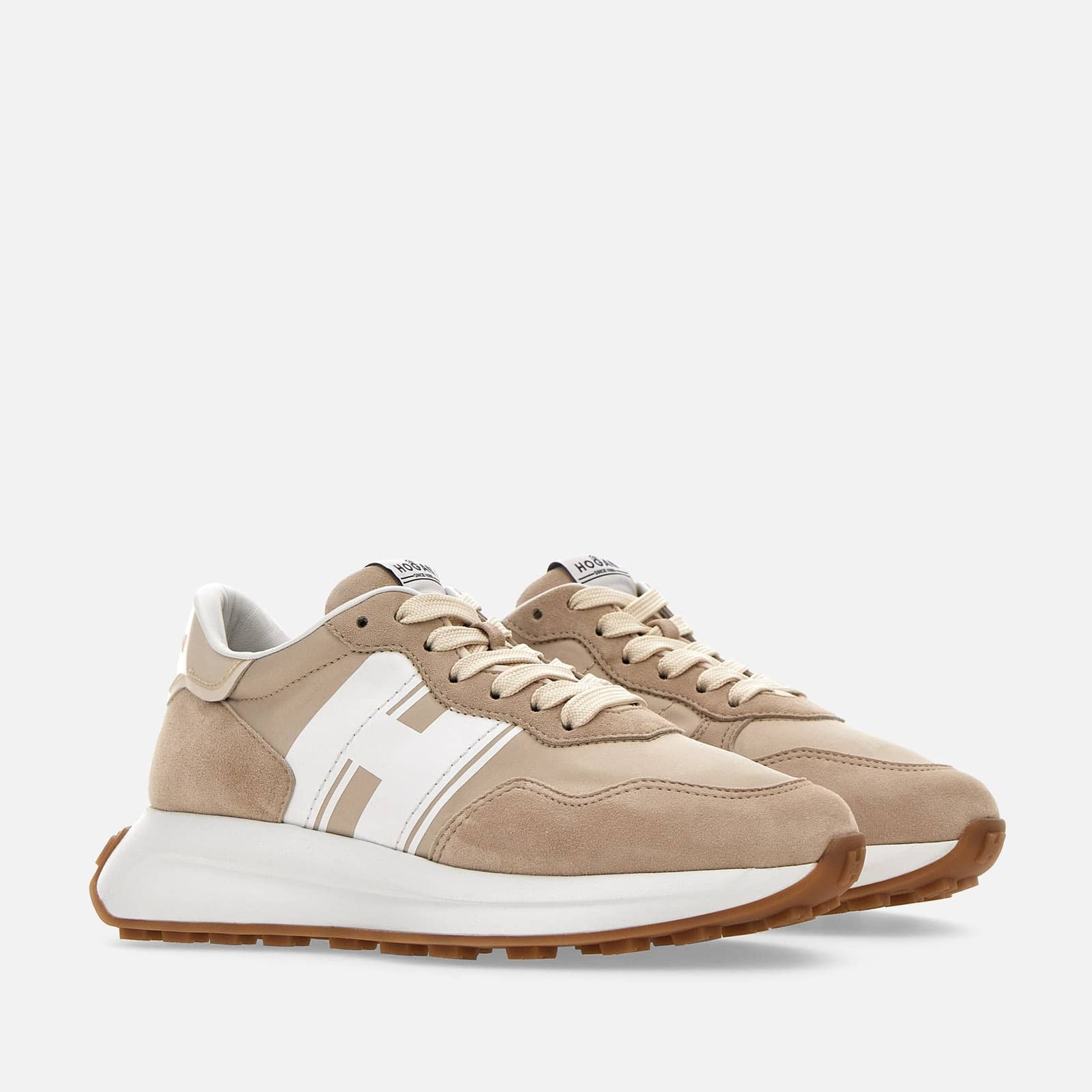 Sneakers Hogan H641 Beige White - 2
