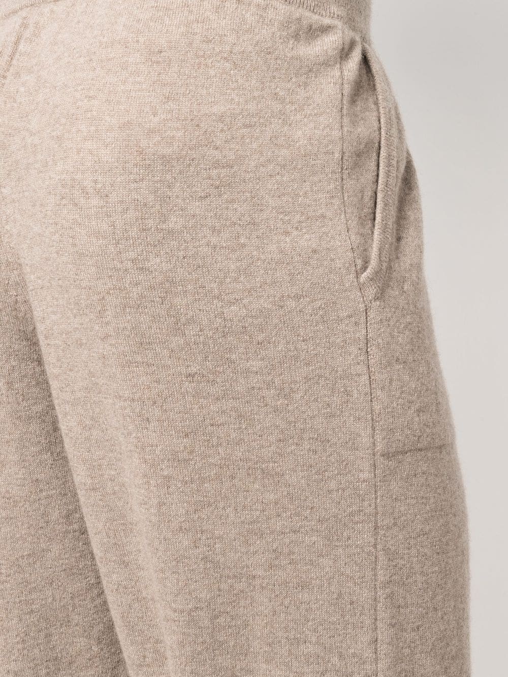 drawstring cashmere track pants - 5