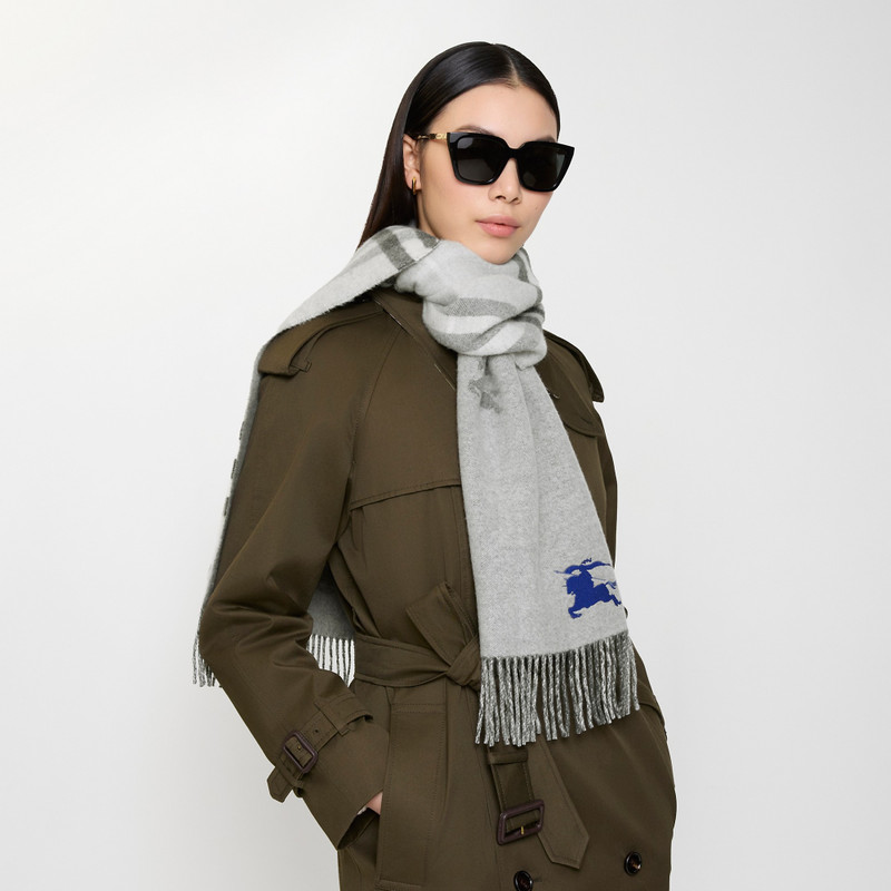 Reversible EKD Check Cashmere Scarf 3