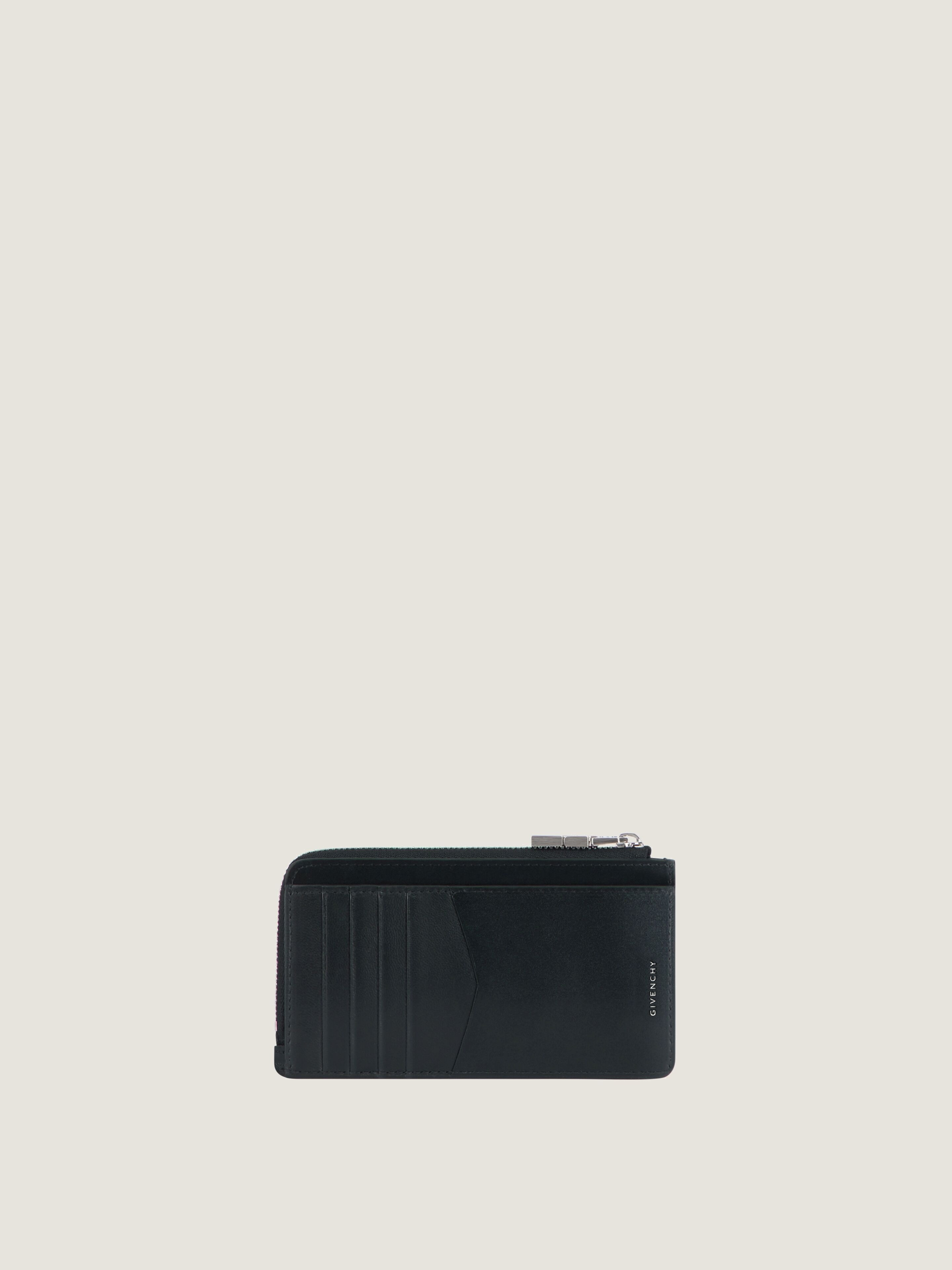 ZIPPED CARD HOLDER IN 4G BOX LEATHER - 3