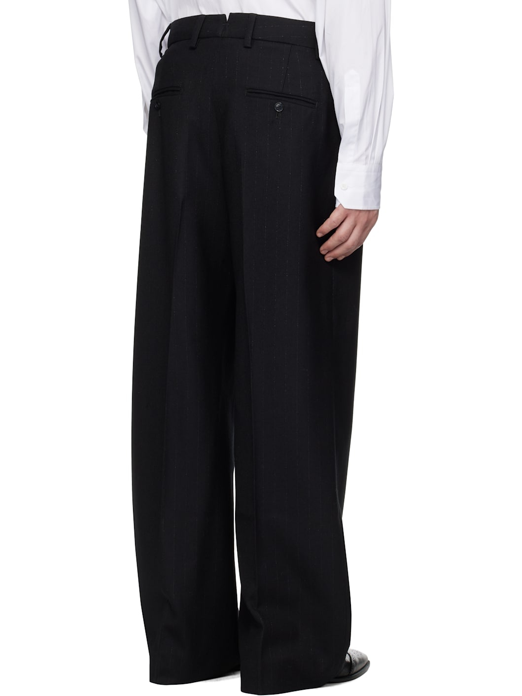 Black Evening Tailored Pants - 3