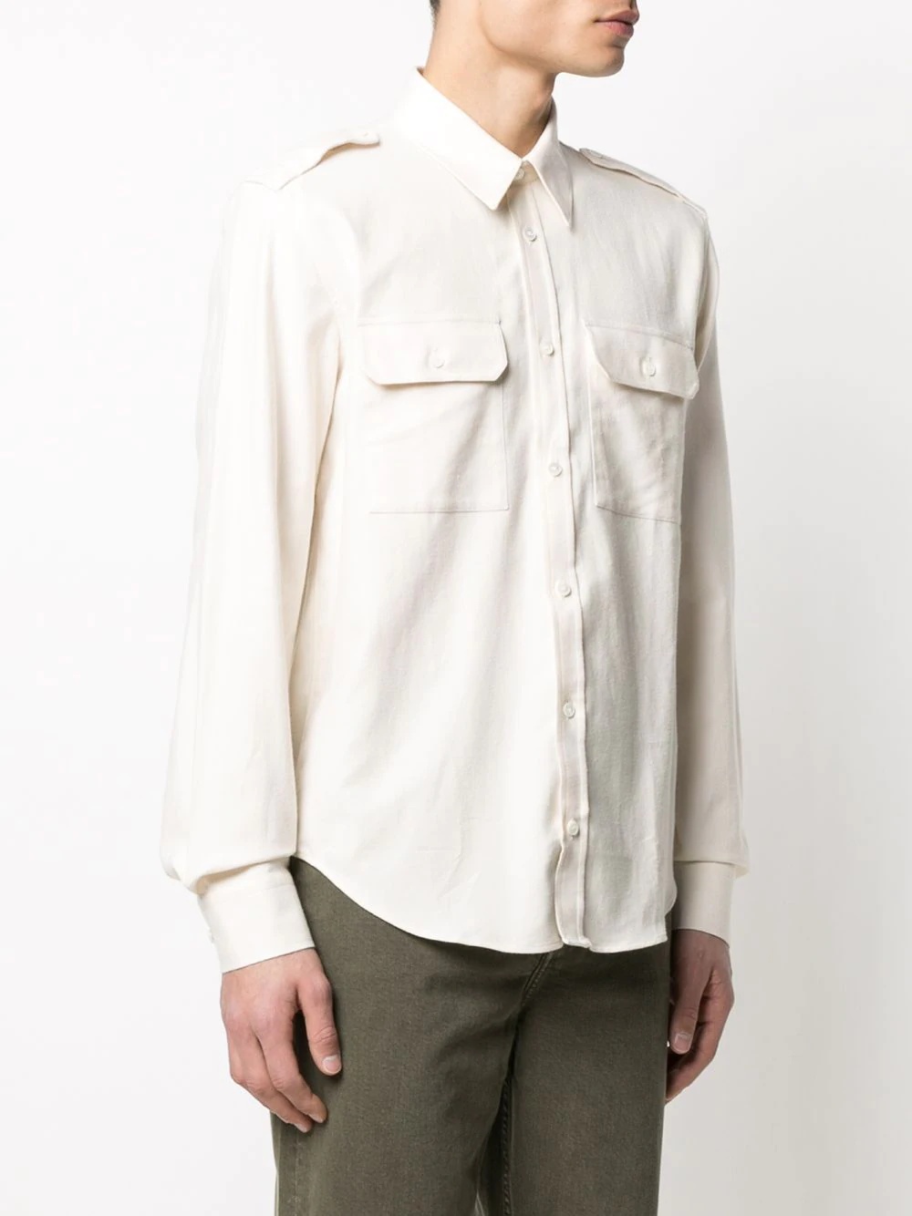 long-sleeved strappy shirt - 3
