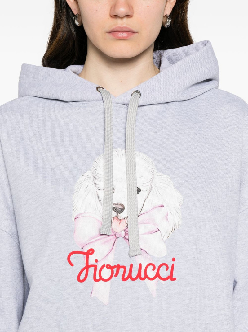 poodle-print hoodie 5