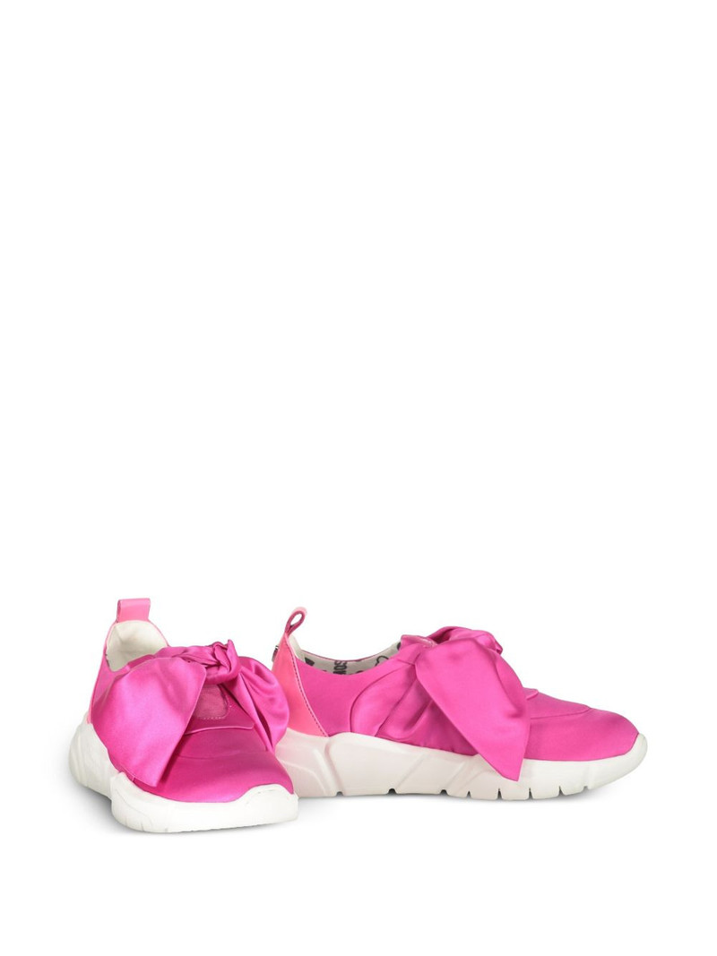 Moschino bow-detail slip-on sneakers outlook