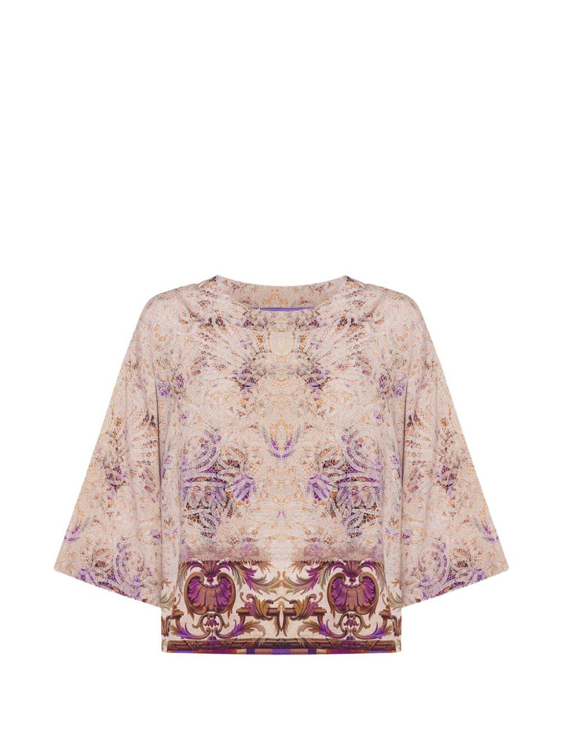 Adanastr paisley-print T-shirt 1