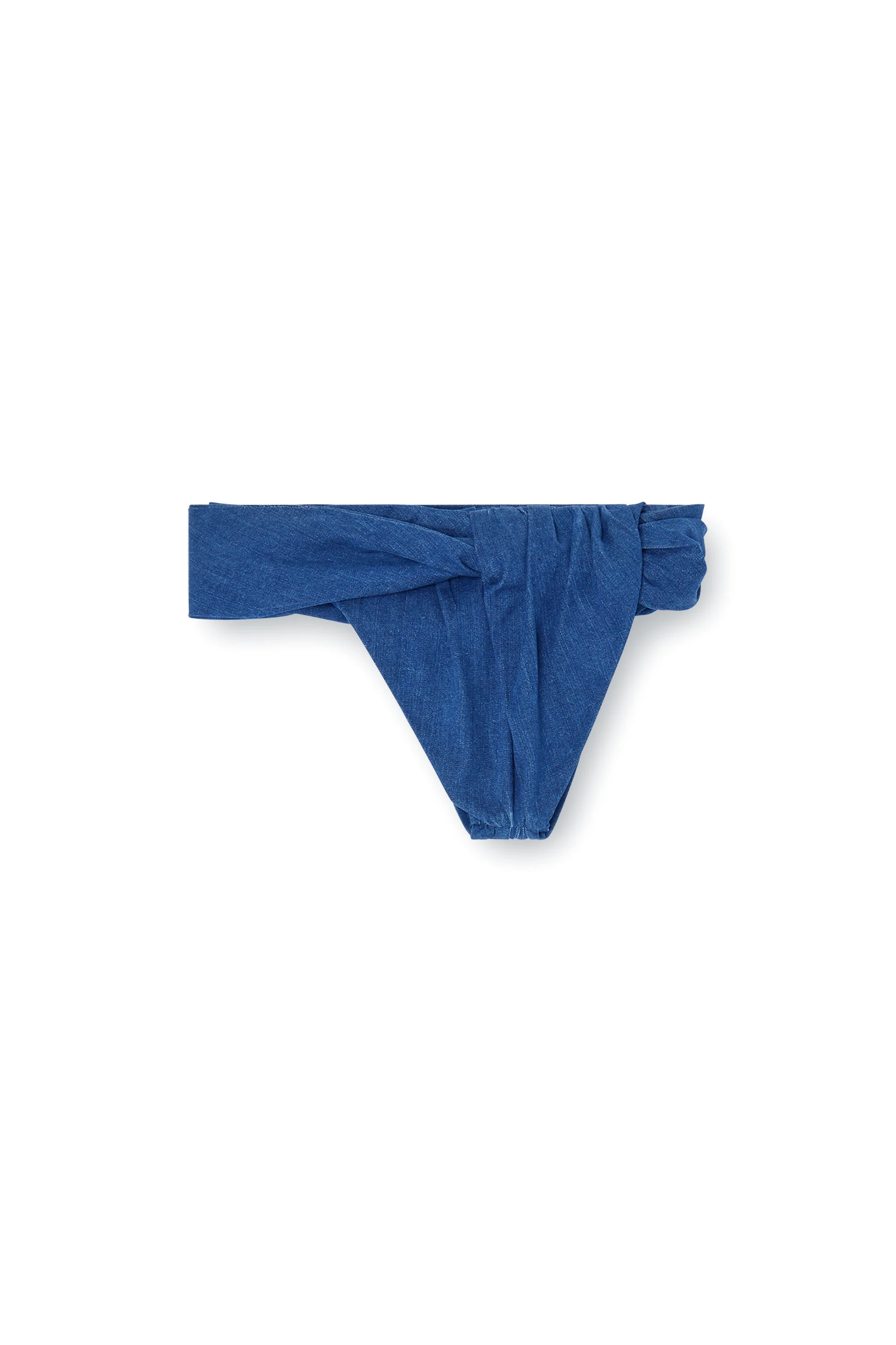 TWISTED HOT PANTS IN DENIM - 1