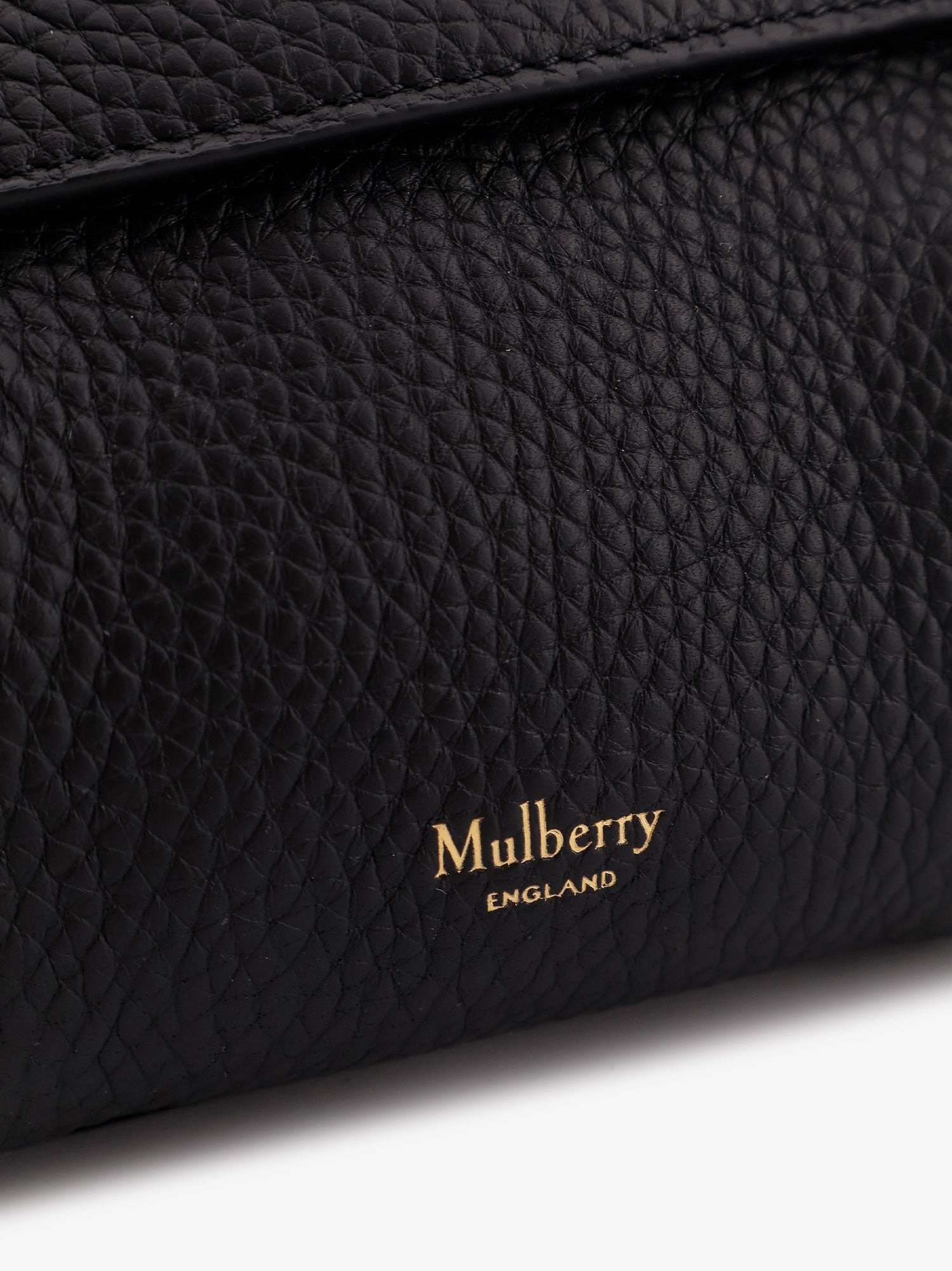Mulberry Leather Shoulder Bag With Logo - 5
