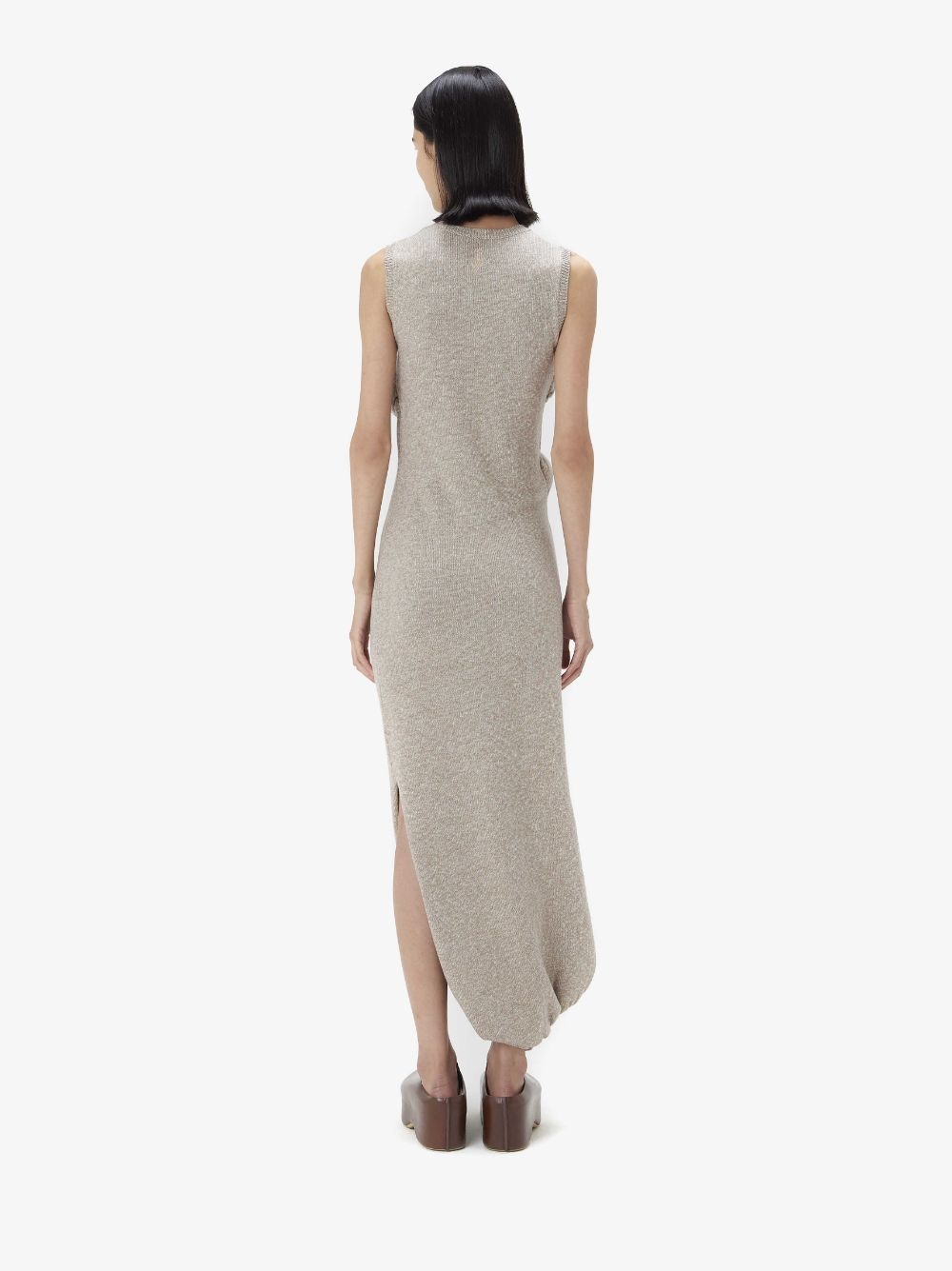 ワンピース J W ANDERSON FW25 Grey jersey dress (KW1445YN0320 972) Jersey sweatshirt dress in grey - JW Anderson | Mytheresa