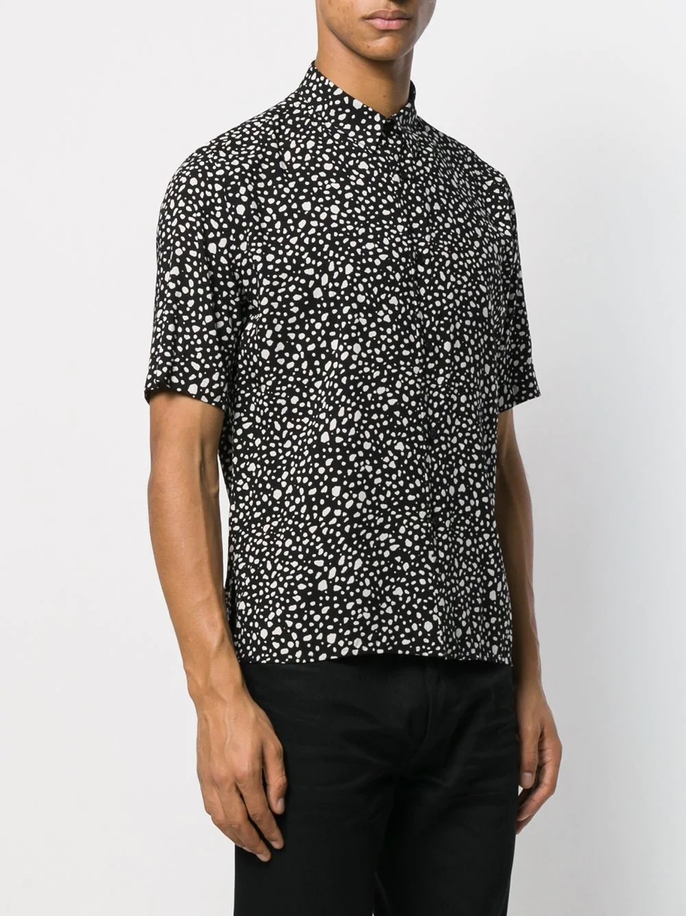 polka dot print shirt - 3