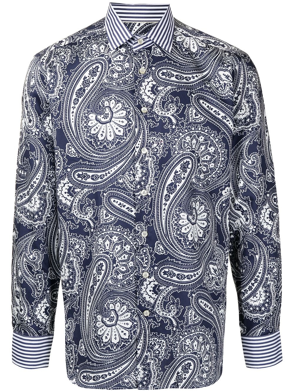 paisley-print shirt - 1