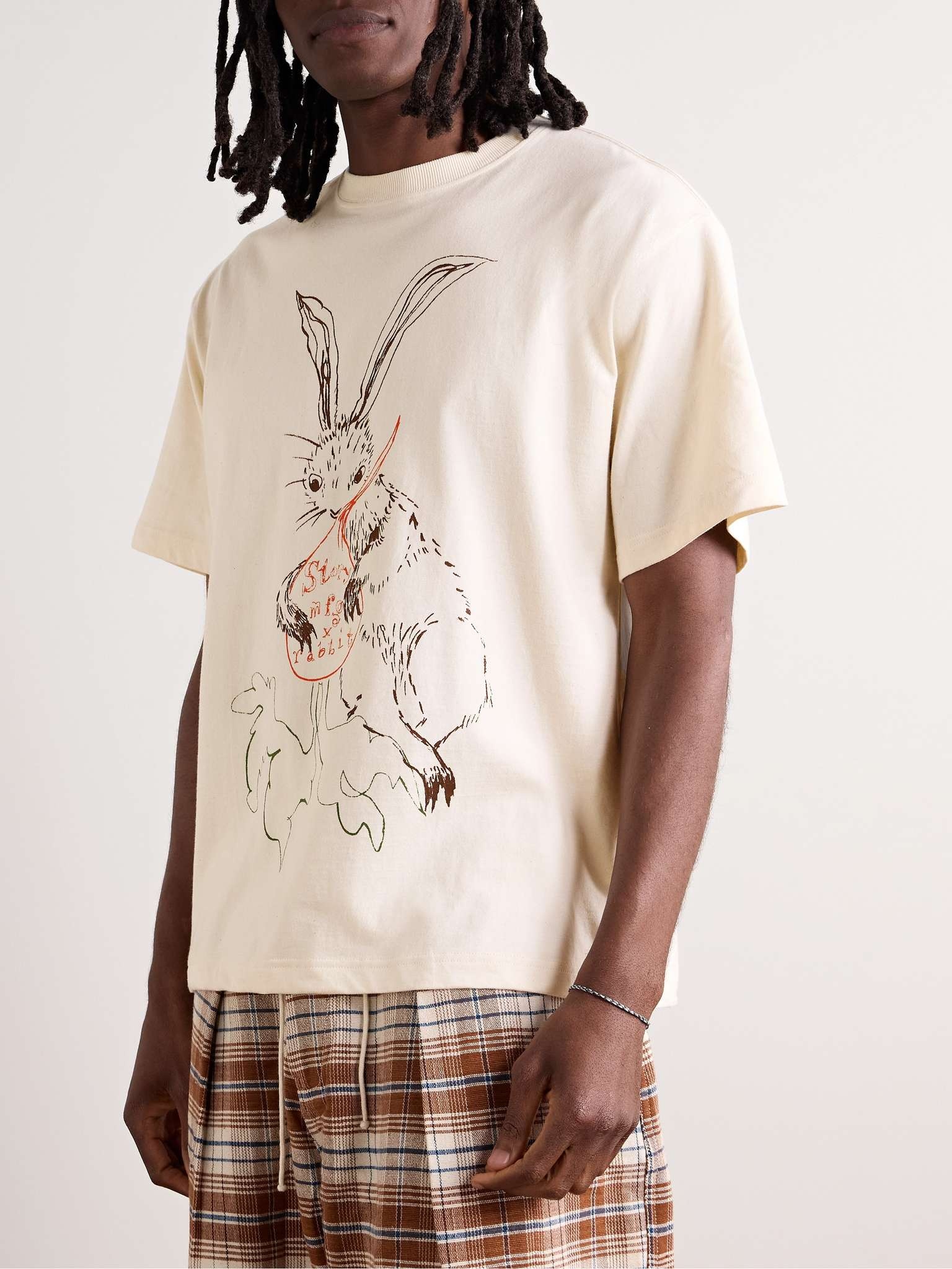 + Rabbit Grateful Printed Organic Cotton-Jersey T-Shirt - 3
