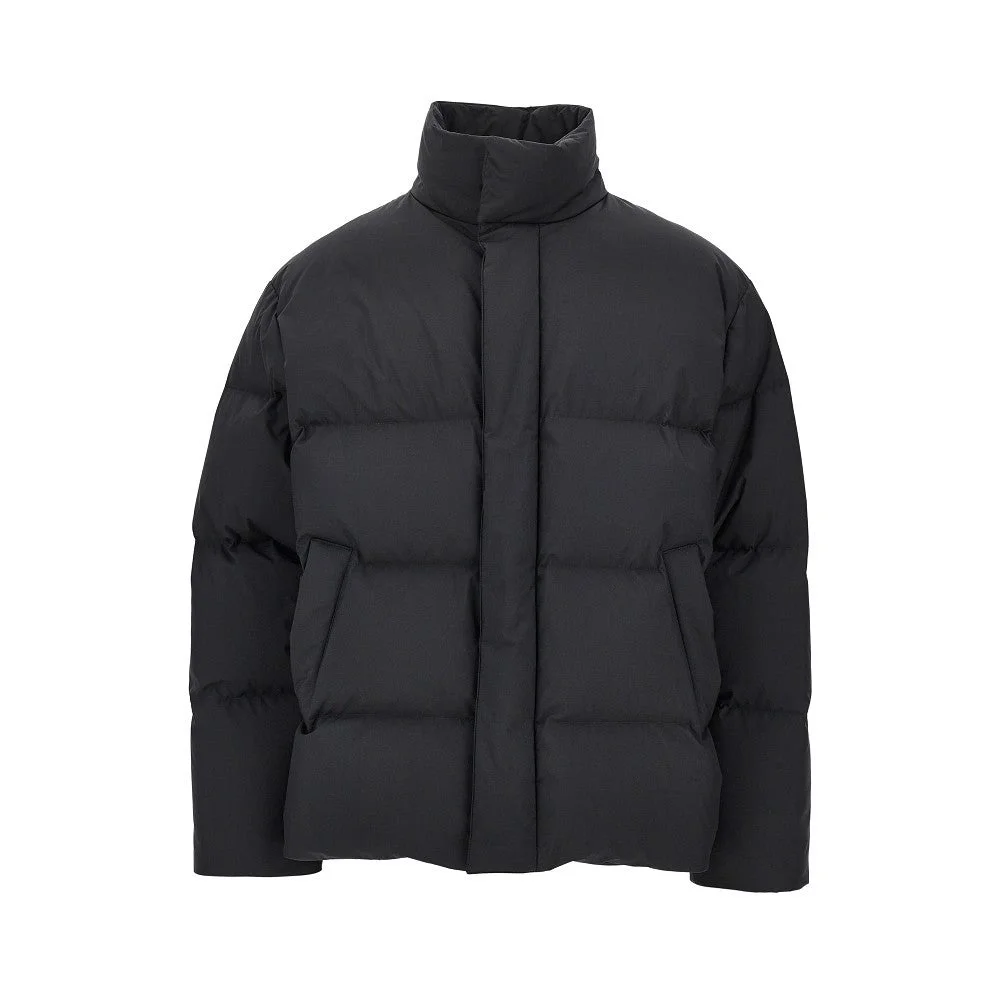 Saint Laurent Quilted Nylon Down Jacket Black - 1