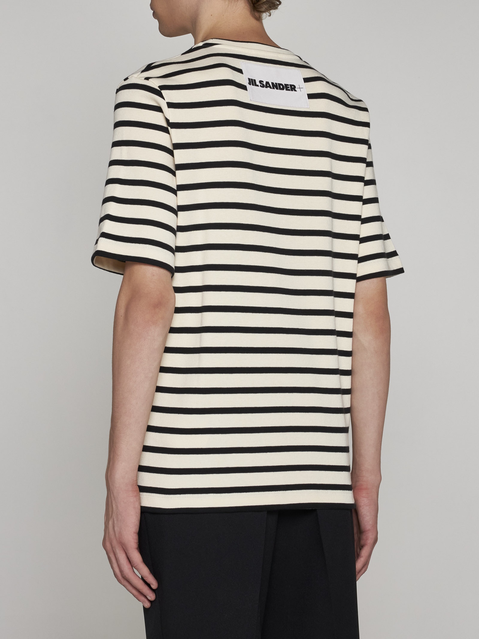 Striped cotton t-shirt - 4