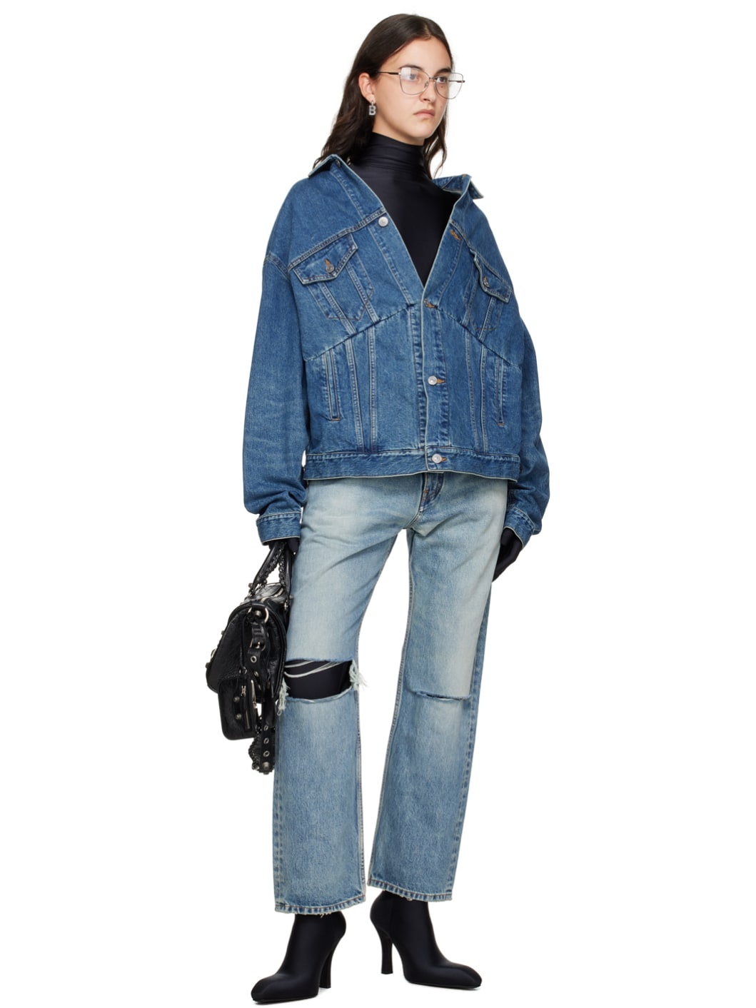 Blue Swing Denim Jacket - 4