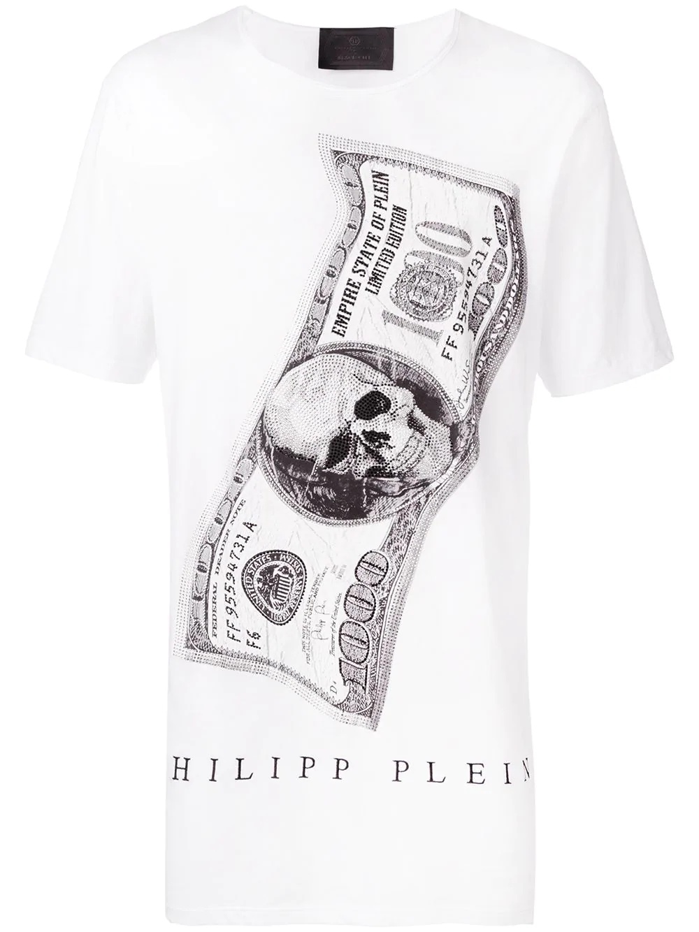 Dollar bill print T-shirt - 1