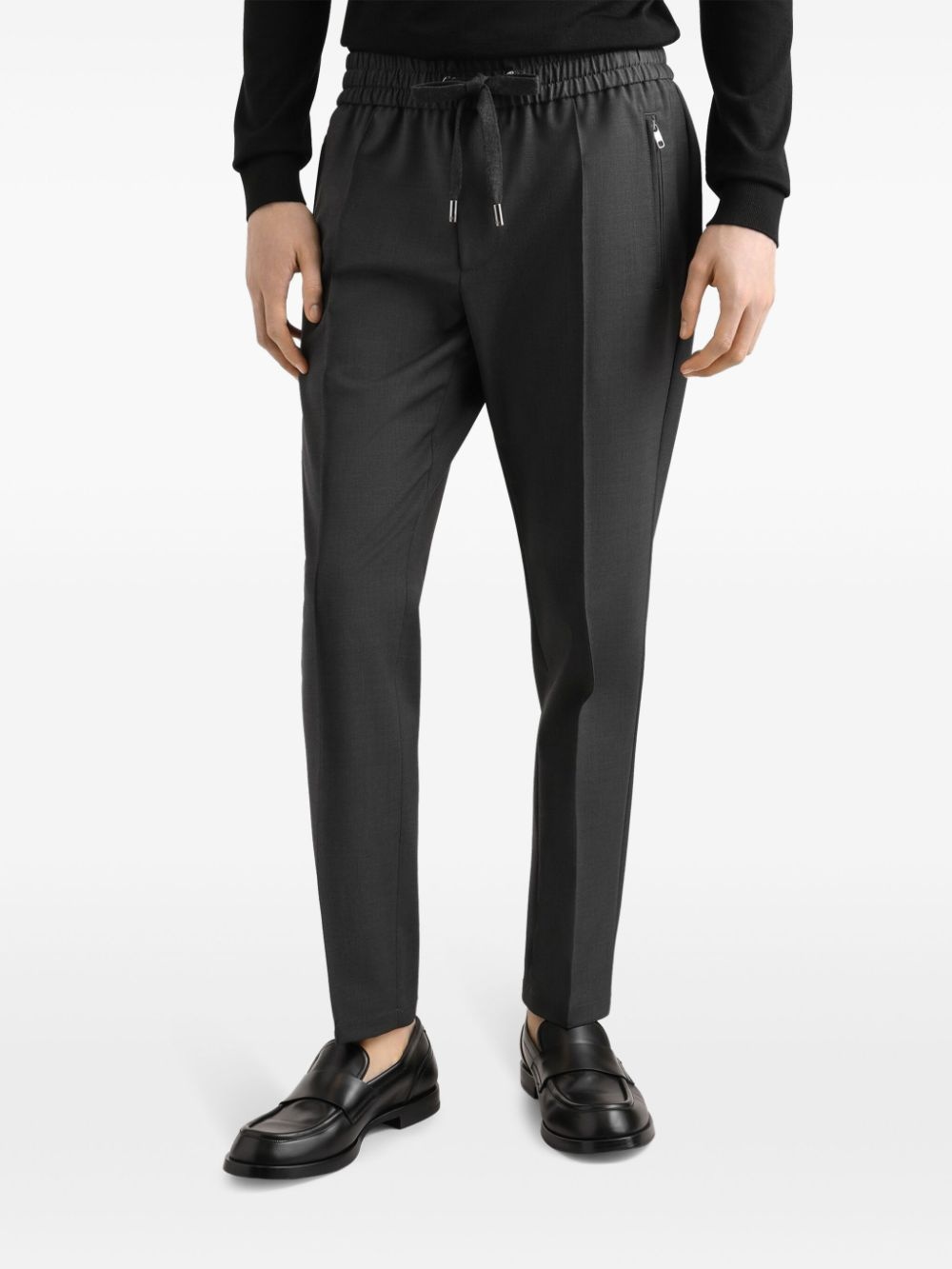 pleat-detail trousers - 4