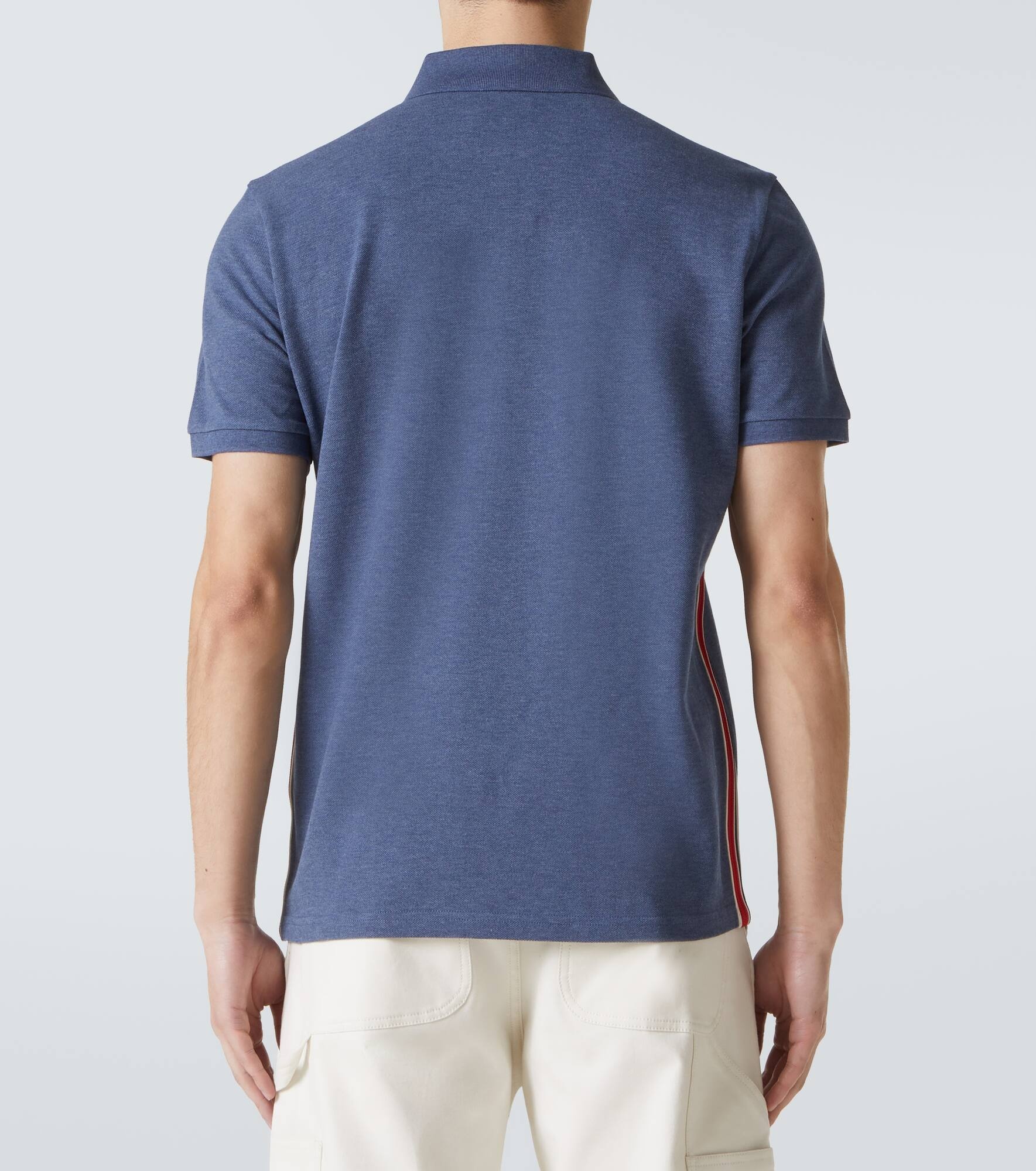 Cotton piqué polo shirt - 4